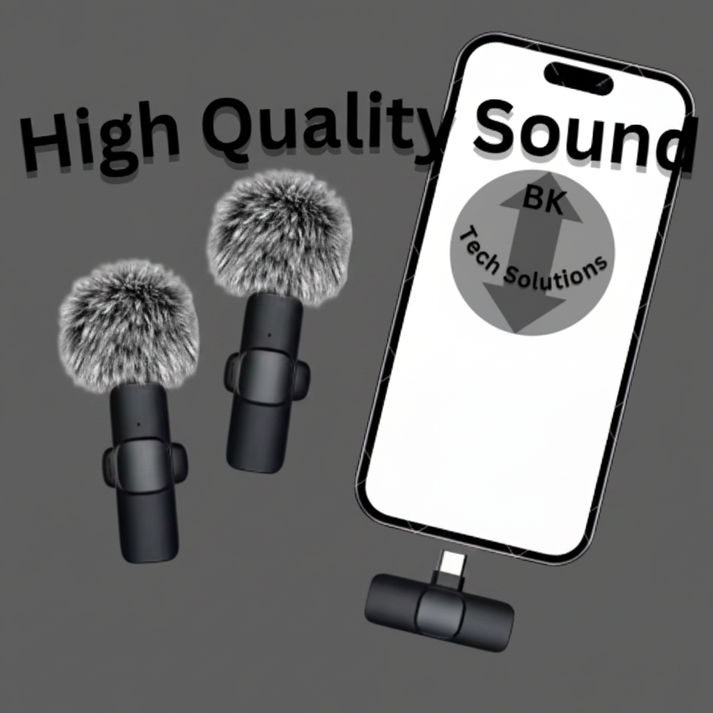 Small Microphone - USB-C Wireless Plug In - Great Value! (2CT)